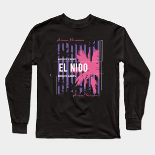 El Nido - Tropical Paradise Long Sleeve T-Shirt